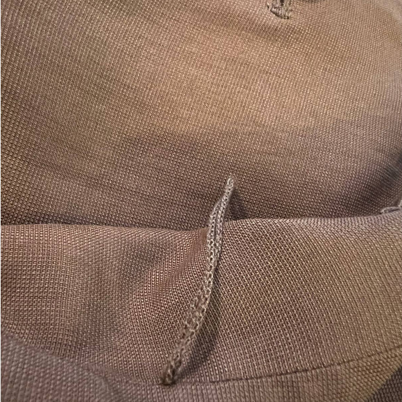 Ann Taylor Women's Button-up Jacket Size 2 Brown Raw Silk Long Sleeve w/Pockets - Picture 6 of 6